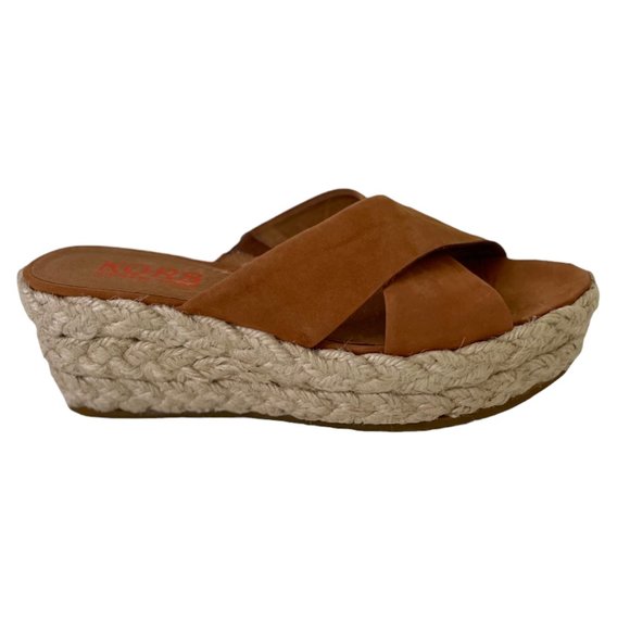 Michael Kors Wedge Sandals, Size 7.5 - Picture 5 of 12